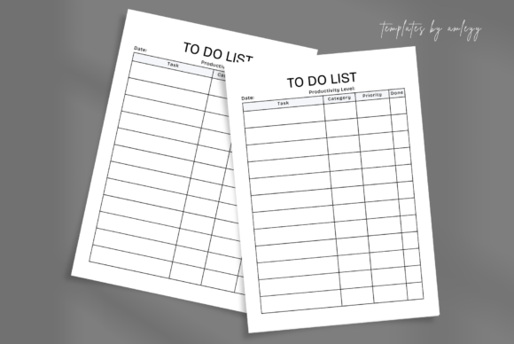 Download Minimal to-Do List Planner Template - Planner template Collection