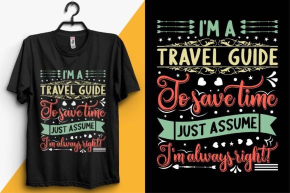 Download Travel Guide Typography TShirt Design - Travel guide Collection