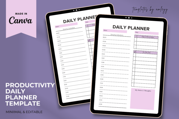 Download Productivity Daily Planner Template - Planner template Collection