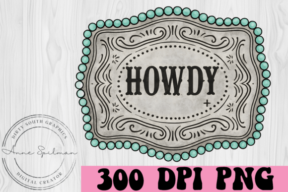 Download Western Turquoise Howdy Belt Buckle - Turquoise Collection