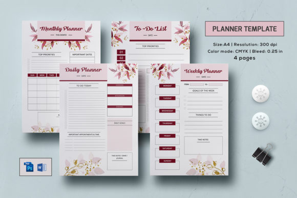 Download Printable Daily Planner Template - Planner template Collection